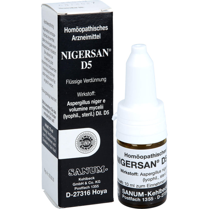 SANUM-KEHLBECK Nigersan D5 flüssige Verdünnung, 10 ml Lösung