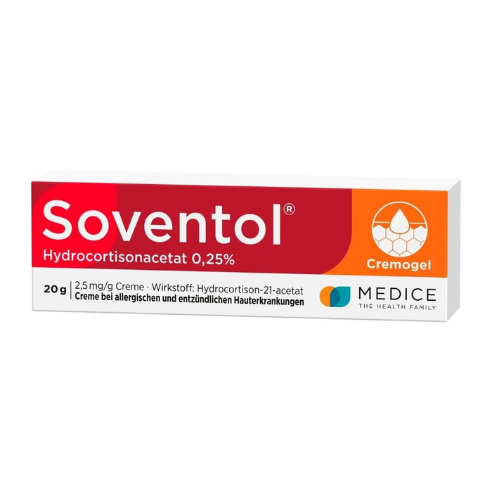 Soventol HydroCortisonAcetat 0,25 % Creme, 20 g Creme