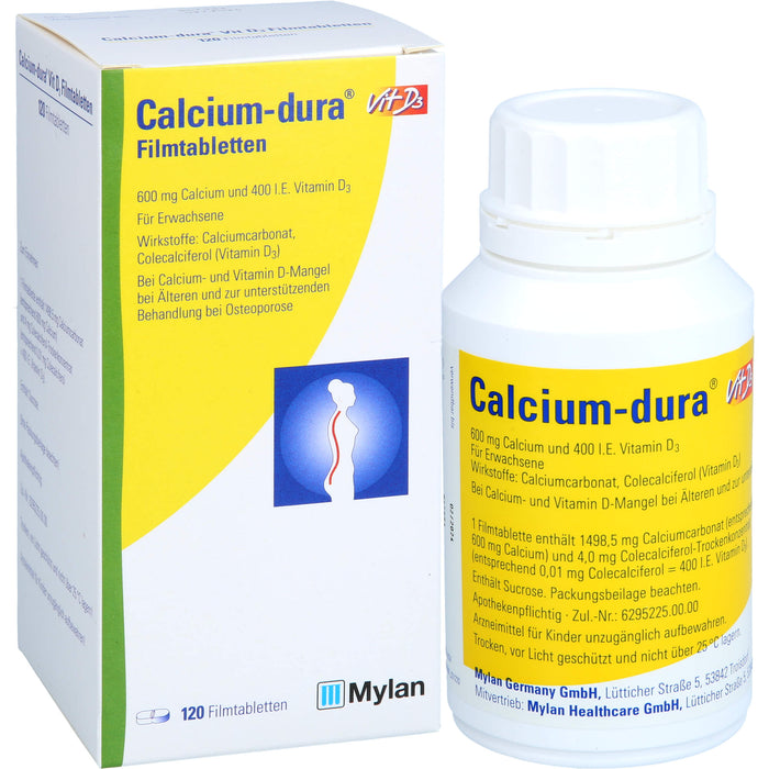 Calcium-dura Vit D3 Filmtabletten, 120 St FTA