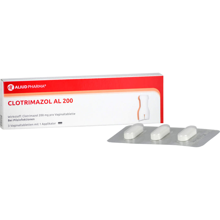 Clotrimazol AL 200 Vaginaltabletten, 3 St. Tabletten