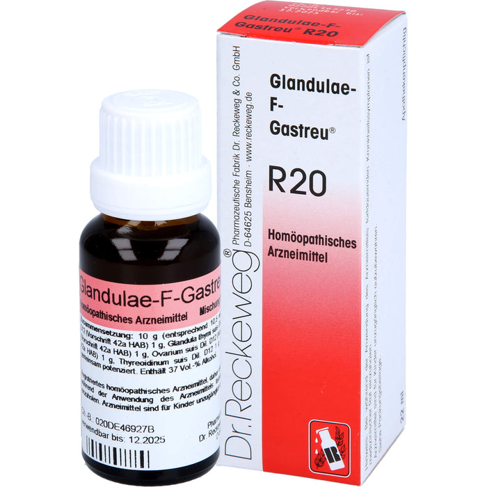 Glandulae-F-Gastreu R20 Tropfen, 22 ml MIS