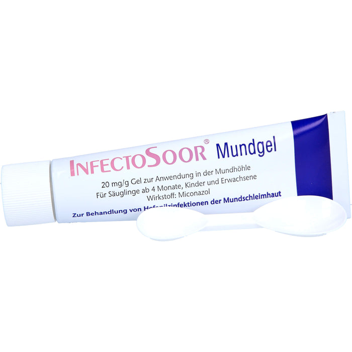 InfectoSoor Mundgel bei Hefepilzinfektionen der Mundschleimhaut, 40 g Gel