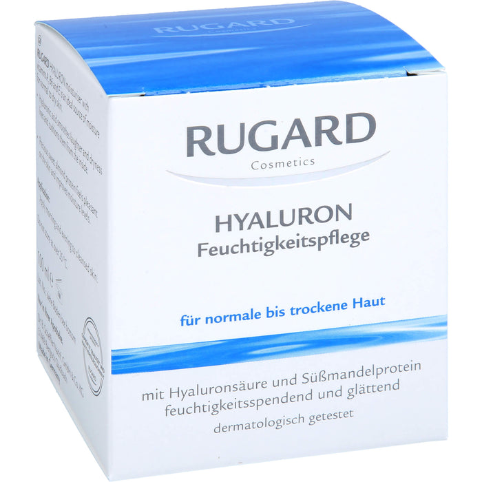 RUGARD Hyaluron Feuchtigkeitspflege für reife und trockene Haut, 100 ml Cream