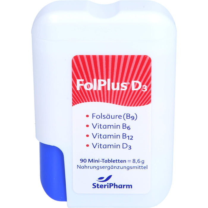 FolPlus + Vitamin D3 Mini-Tabletten, 90 pcs. Tablets