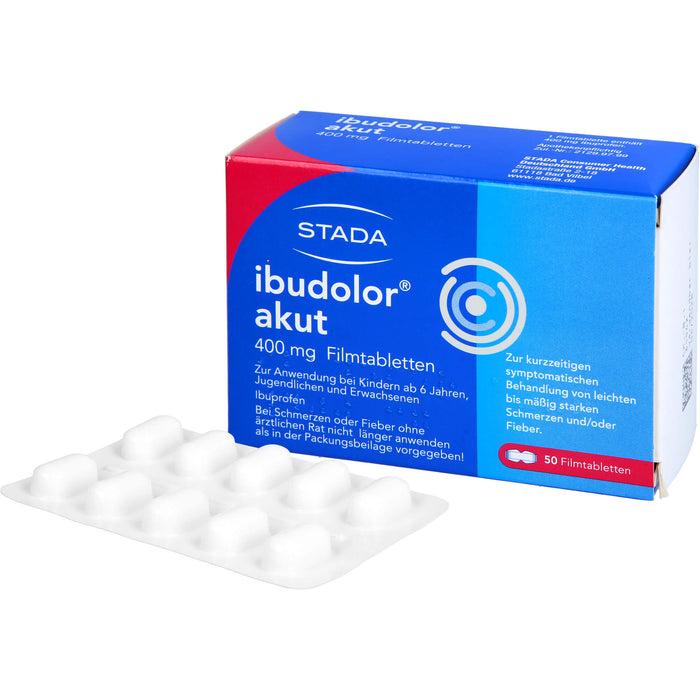 ibudolor akut 400 mg Filmtabletten, 50 pc Tablettes