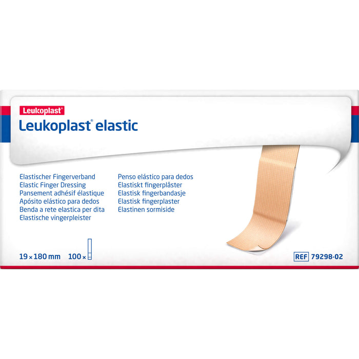 Leukoplast Elastic Fingerstrips 19 x 180mm, 100 St PFL