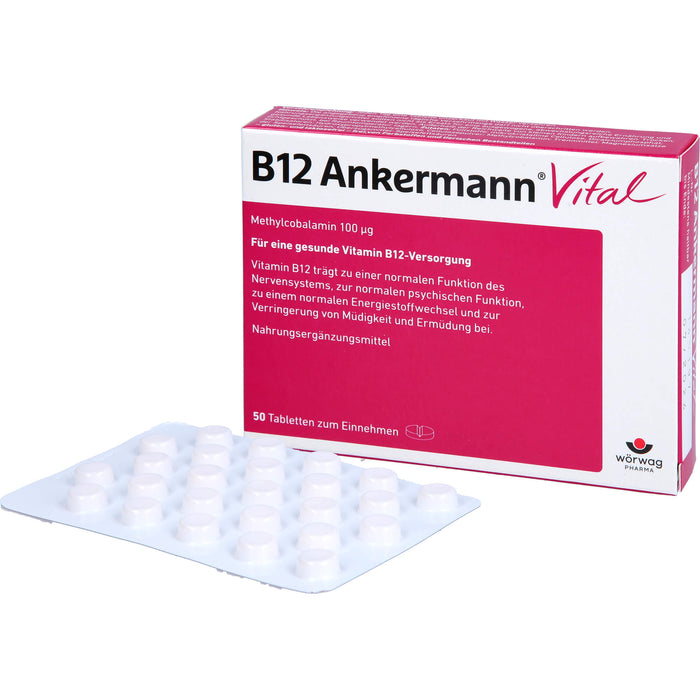 B12 Ankermann Vital Tabletten, 50 St. Tabletten