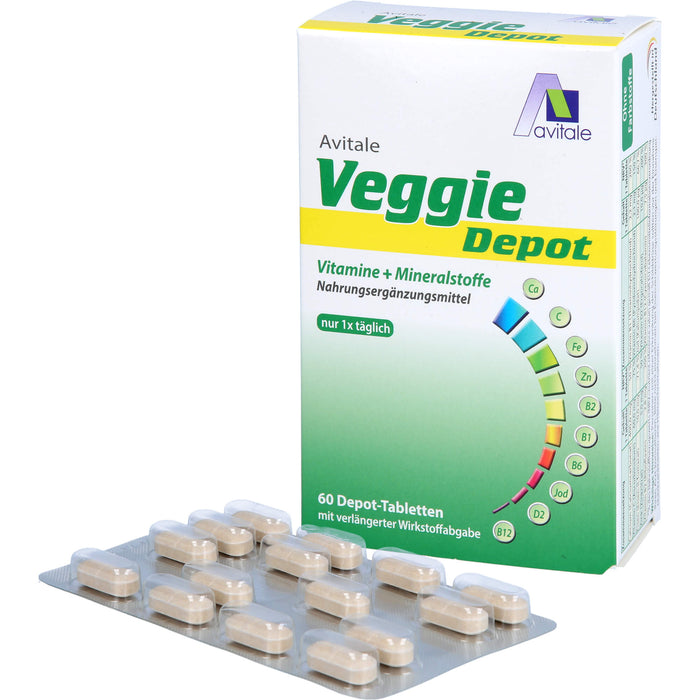 Veggie Depot Vitamine + Mineralstoffe, 60 St TAB