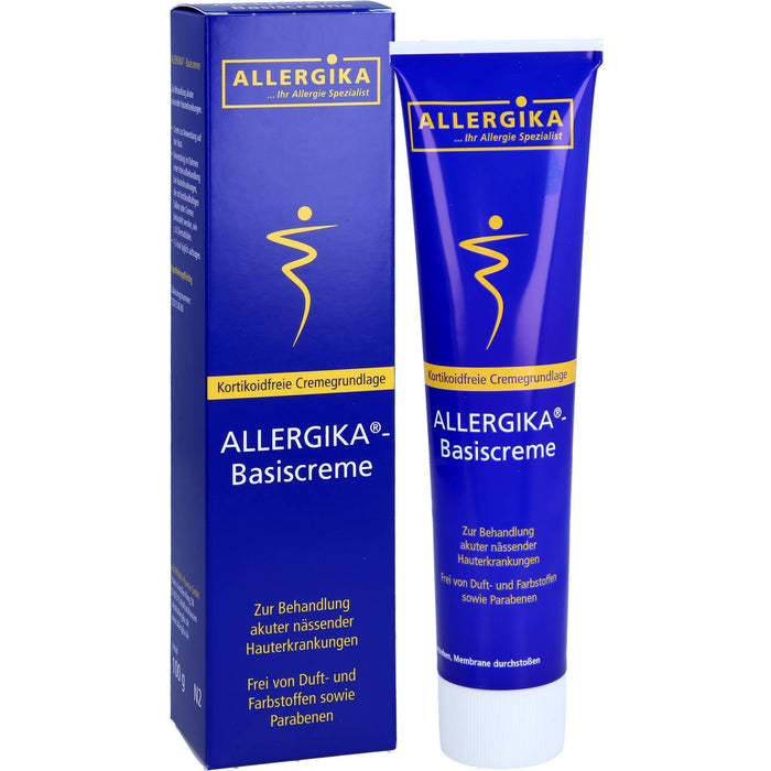 ALLERGIKA Basiscreme zur Behandlung akuter nässender Hauterkrankungen, 100 g Creme