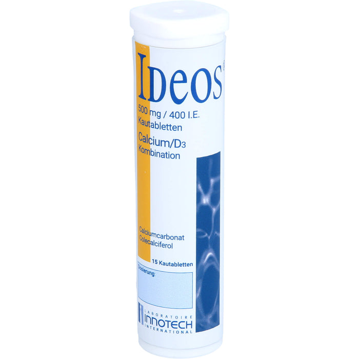 IDEOS 500 mg / 400 I.E. Kautabletten, 90 pcs. Tablets