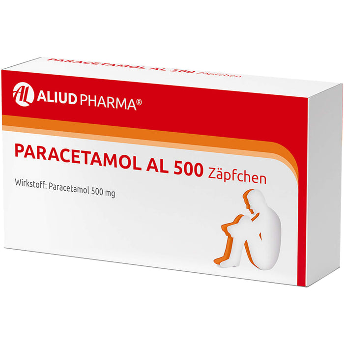 Paracetamol AL 500 Zäpfchen, 10 pc Suppositoires