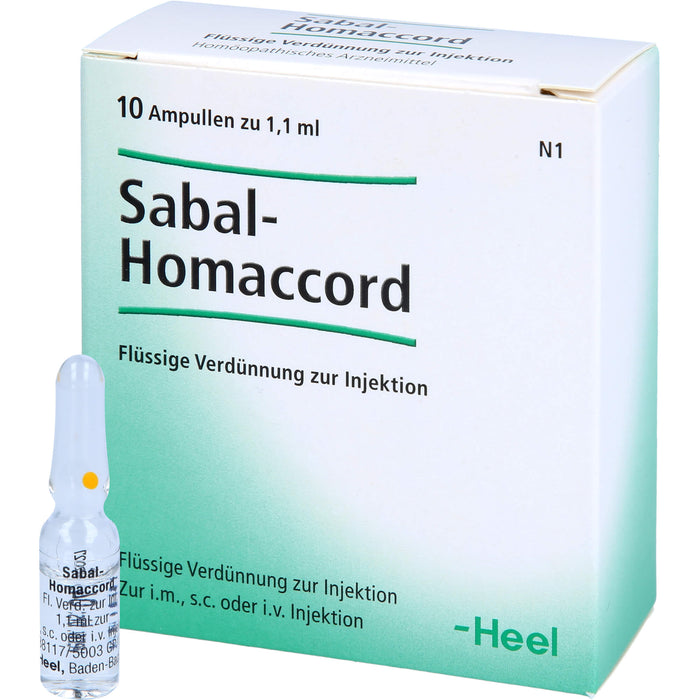 Heel Sabal-Homaccord Ampullen, 10 pcs. Ampoules