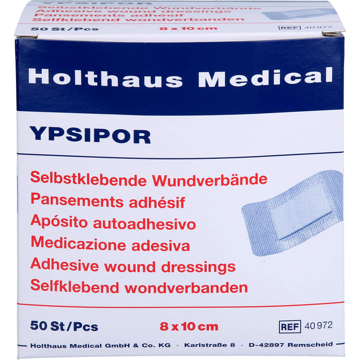 Wundverband steril YPSIPOR 8x10cm, 50 St VER