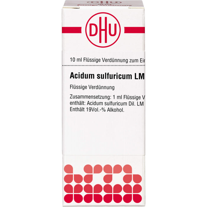 Acidum sulfuricum LM I Dilution Ind-Fert, 10 ml DIL