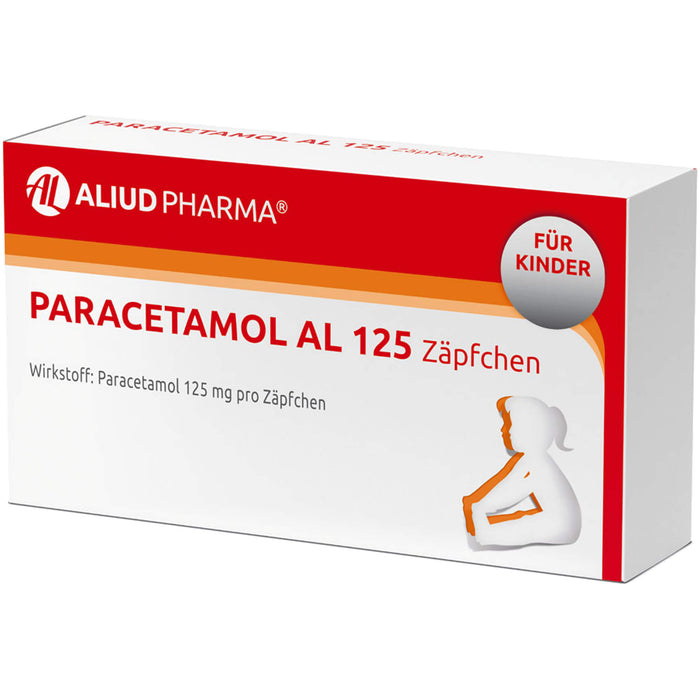 Paracetamol AL 125 Zäpfchen, 10 pcs. Suppositories