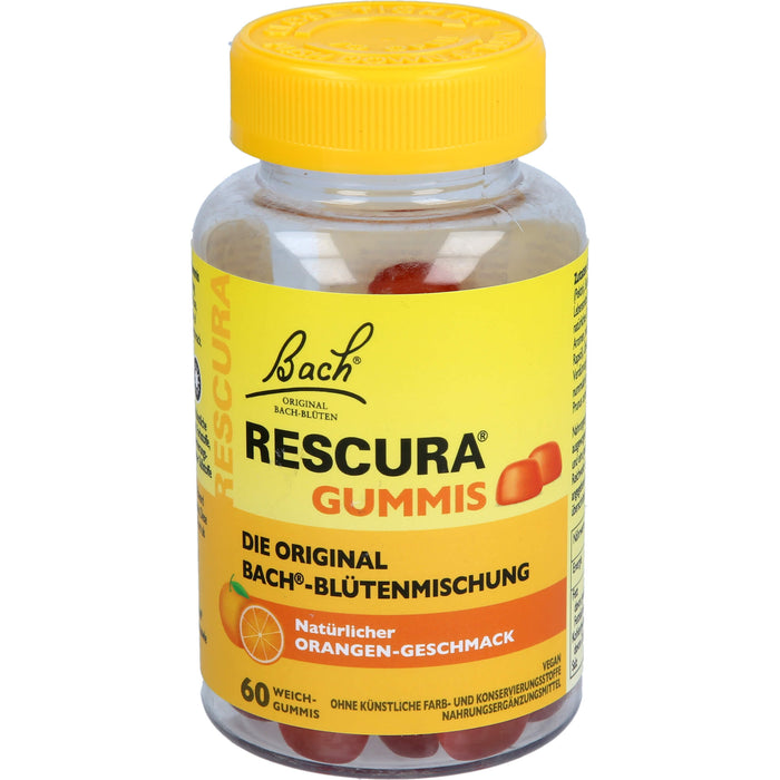 Bachblüten Original Rescura Gummis Orange, 60 St KDA