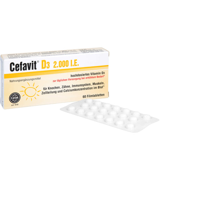 Cefavit D3 2,000 I.E., 60 St FTA