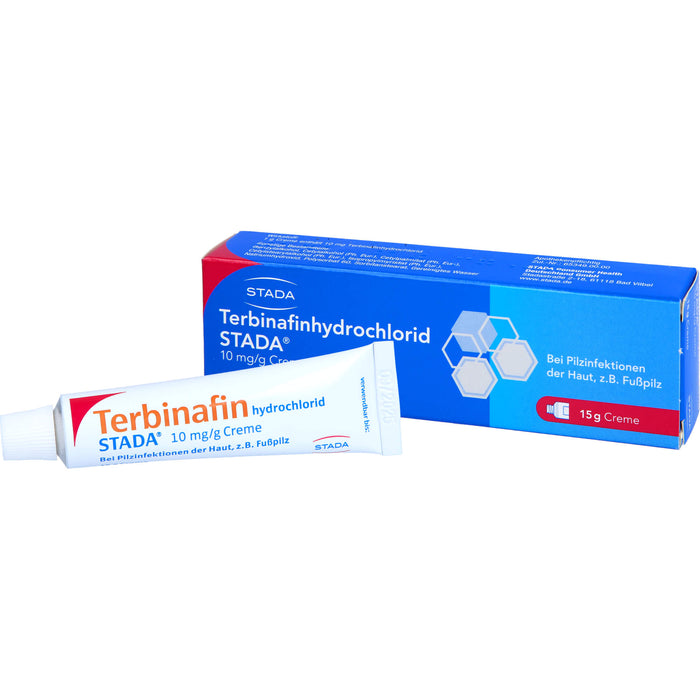 Terbinafinhydrochlorid STADA 10 mg/g Creme, 15 g Crème