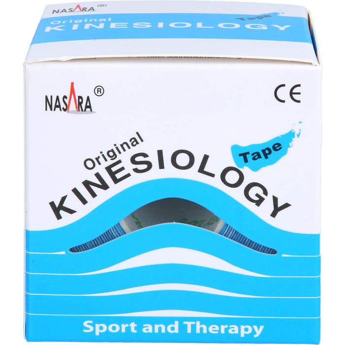 Nasara Kinesiotape 5cmx5m blau, 1 St PFL