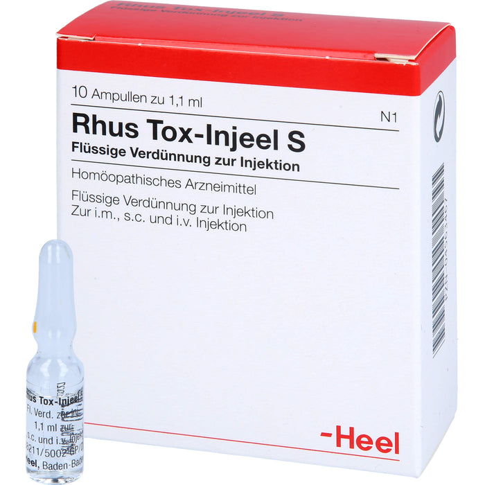 Rhus Tox-Injeel S flüssige Verdünnung, 10 St. Ampullen