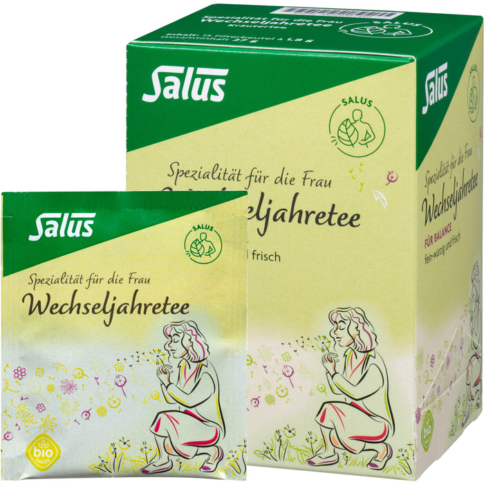 Salus Wechseljahre Tee Kräutermischung, 15 St. Filterbeutel