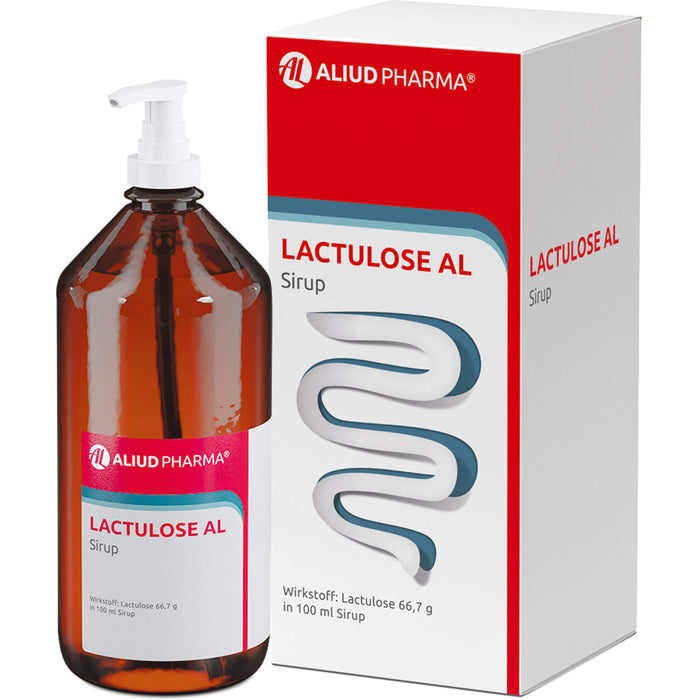 Lactulose AL Sirup bei Verstopfung, 1000 ml Solution