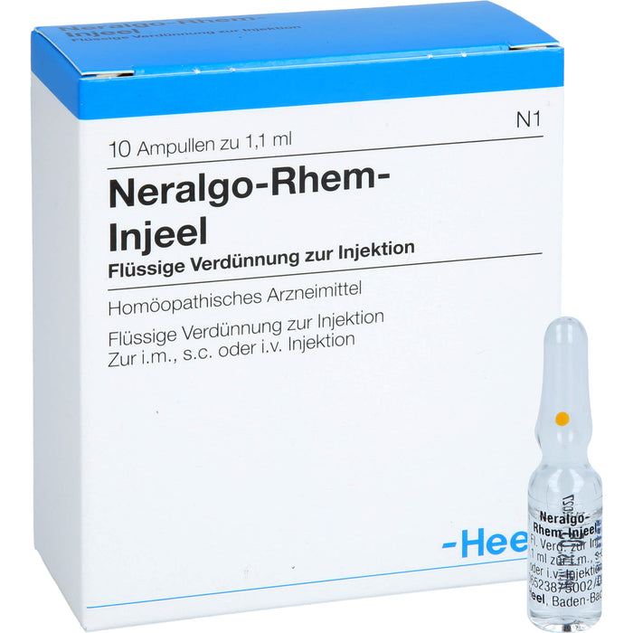 Neralgo-Rhem-Injeel flüssige Verdünnung, 10 pc Ampoules