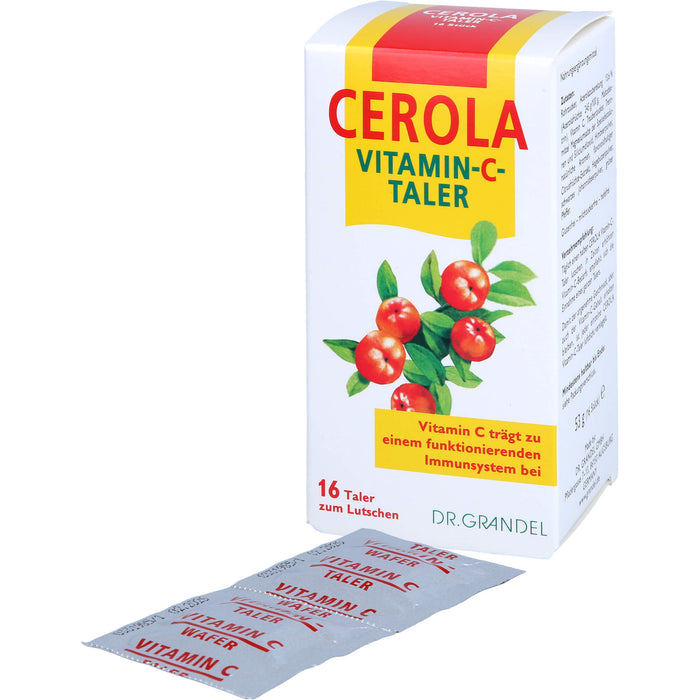 DR. GRANDEL CEROLA Vitamin-C-Taler, 16 pc Tablettes