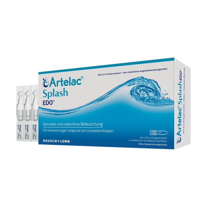 Artelac Splash Augentropfen EDO, 30 pcs. Single-dose pipettes