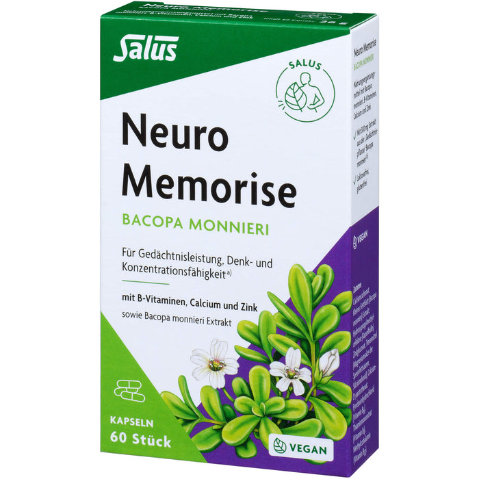 Neuro Memorise Bacopa monnieri Salus, 60 St KAP