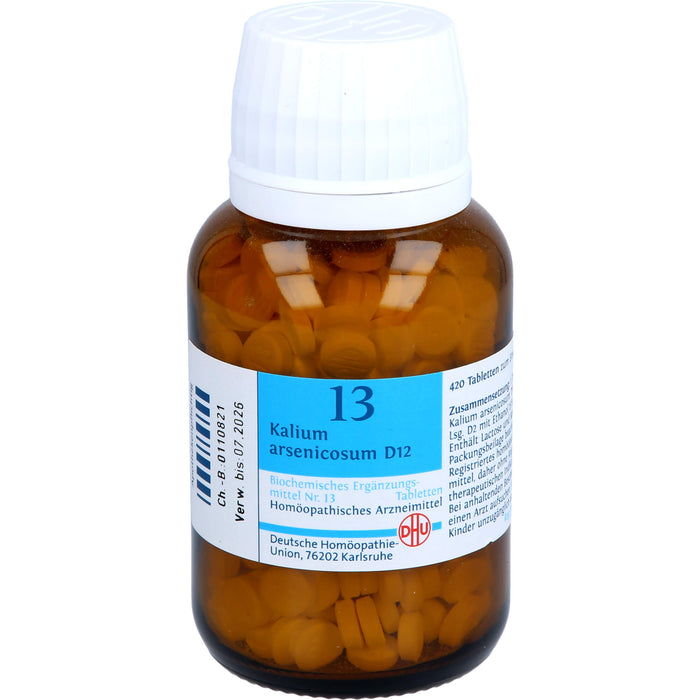 DHU Schüßler-Salz Nr. 13 Kalium arsenicosum D12 Tabletten, 420 St. Tabletten