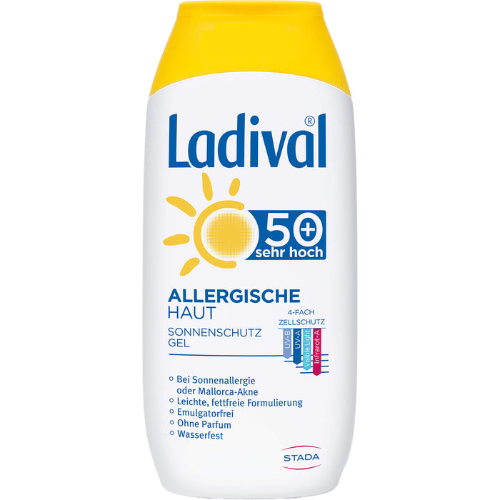 Ladival Allergische Haut LSF 50+ Sonnenschutz-Gel, 200 ml Gel