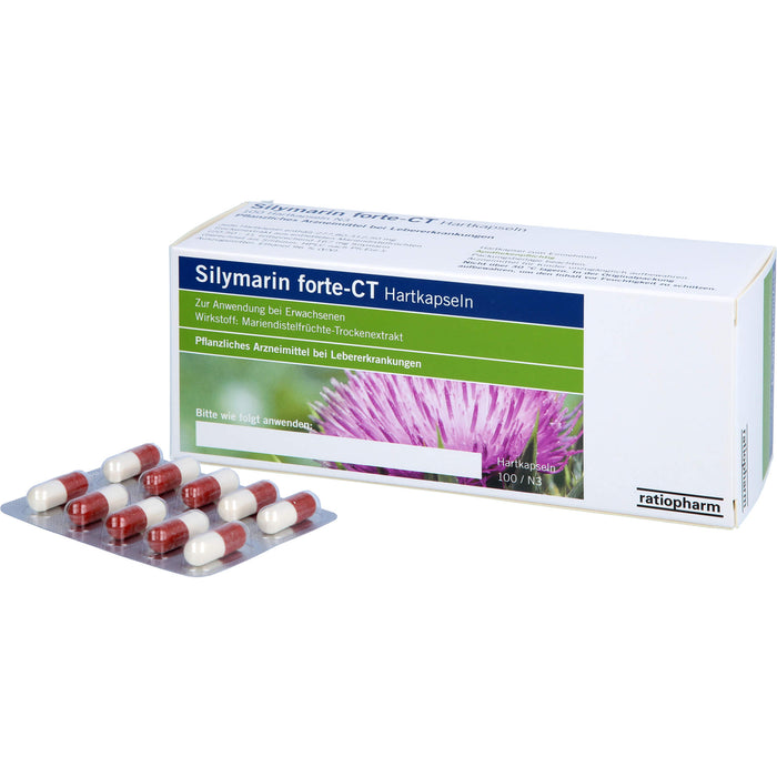 Silymarin forte-CT Hartkapseln, 100 pcs. Capsules