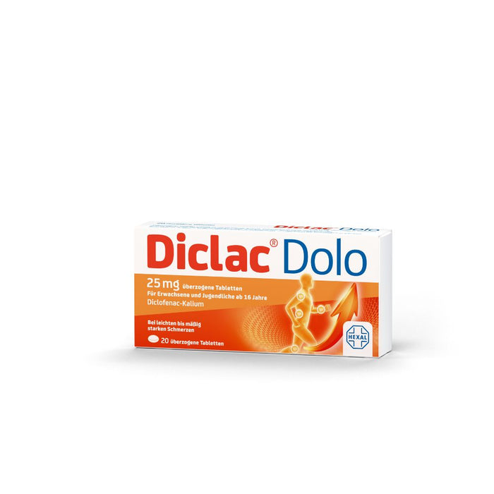 Diclac Dolo 25 mg, 20 St. Tabletten