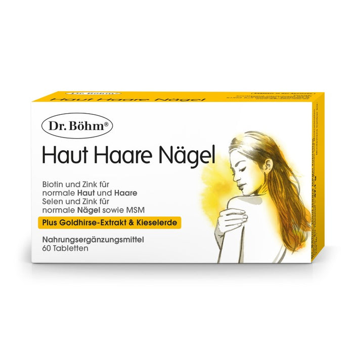 Dr Böhm Haut Haare Nägel Tabletten, 60 pc Tablettes