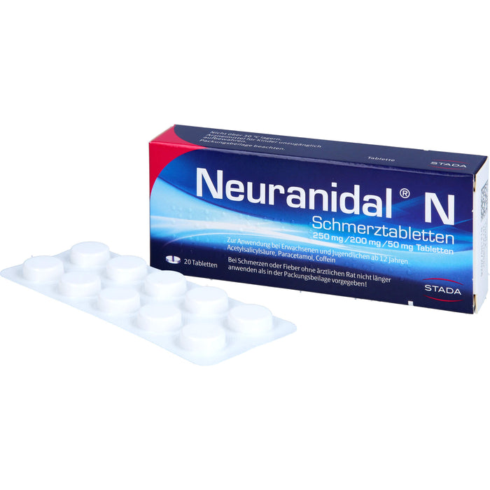 Neuranidal N Schmerztabletten, 20 pc Tablettes