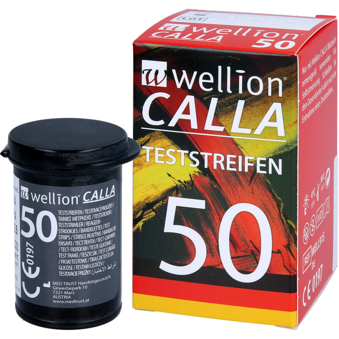 Wellion calla Teststreifen, 50 St. Teststreifen