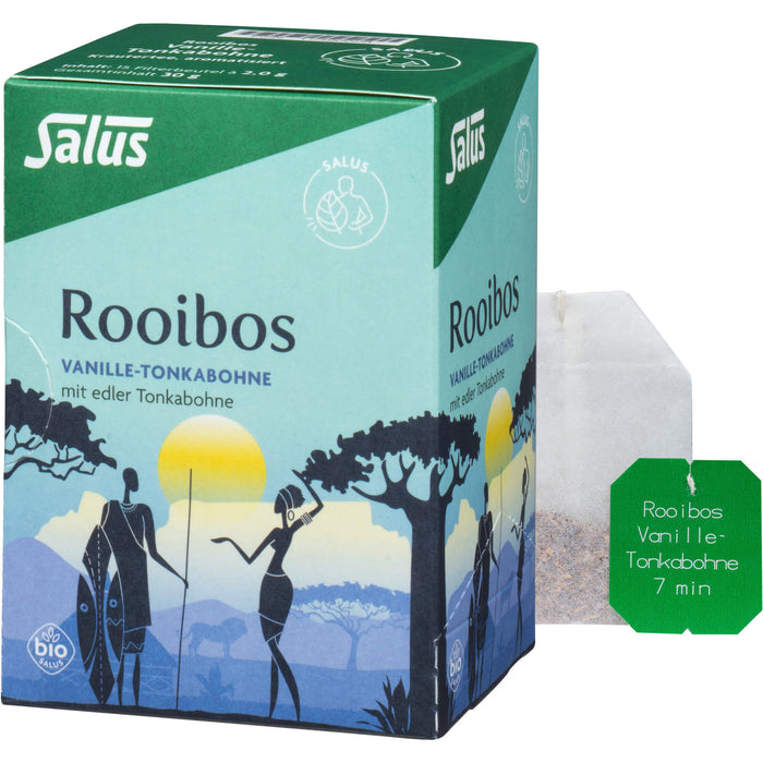 Rooibos Vanille-Tonkabohne Kräutertee bio Salus, 15 St FBE