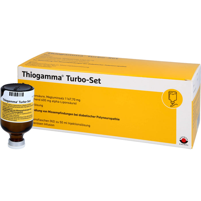 Thiogamma Turbo-Set Pur (ohne Inf.zubehör) Inj.-Lsg., 500 ml Lösung