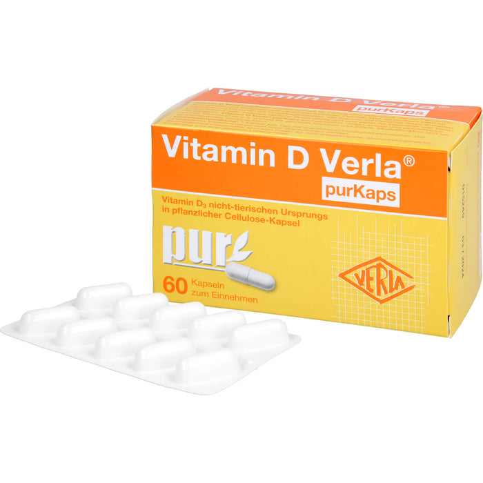 Vitamin D Verla purKaps Kapseln zum Einnehmen, 60 pc Capsules