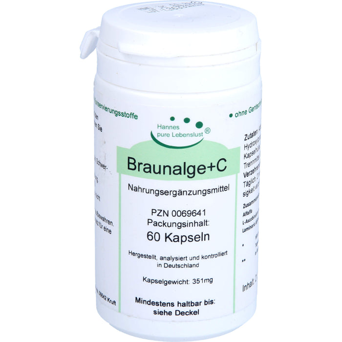 Hannes pure Lebenslust Braunalgenkapseln, 60 pc Capsules