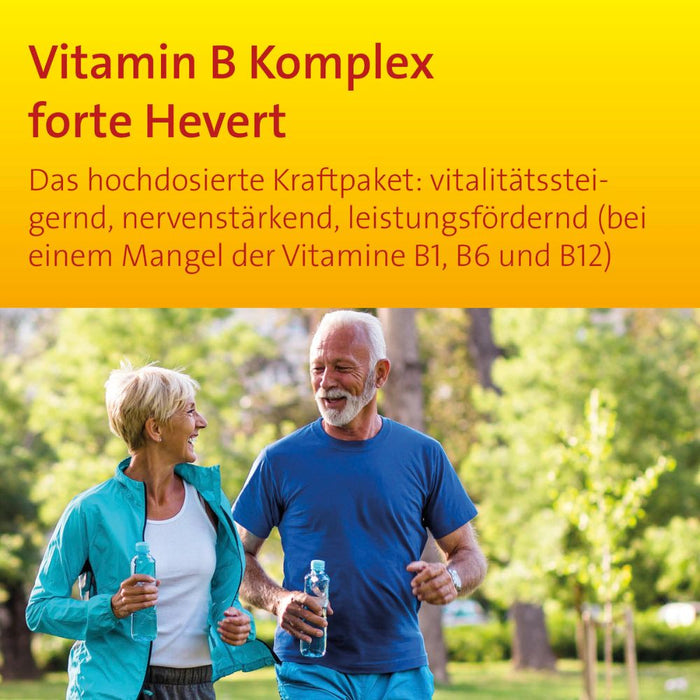 Vitamin B Komplex forte Hevert zur Therapie nachgewiesener Mangelzustände der Vitamine B1, B6 und B12, 60 St. Tabletten