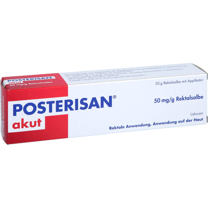 Posterisan akut 50 mg/g Rektalsalbe, 50 g SAL