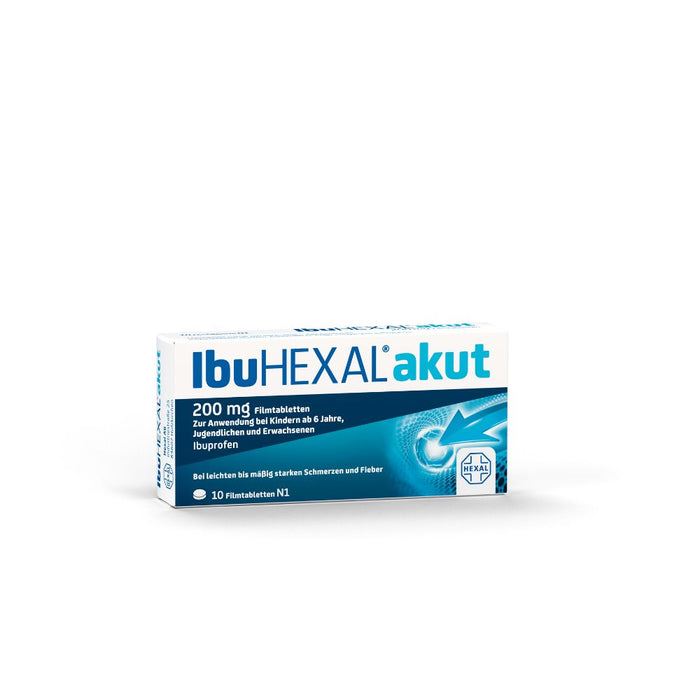 IbuHEXAL akut 200 mg, 10 St. Tabletten