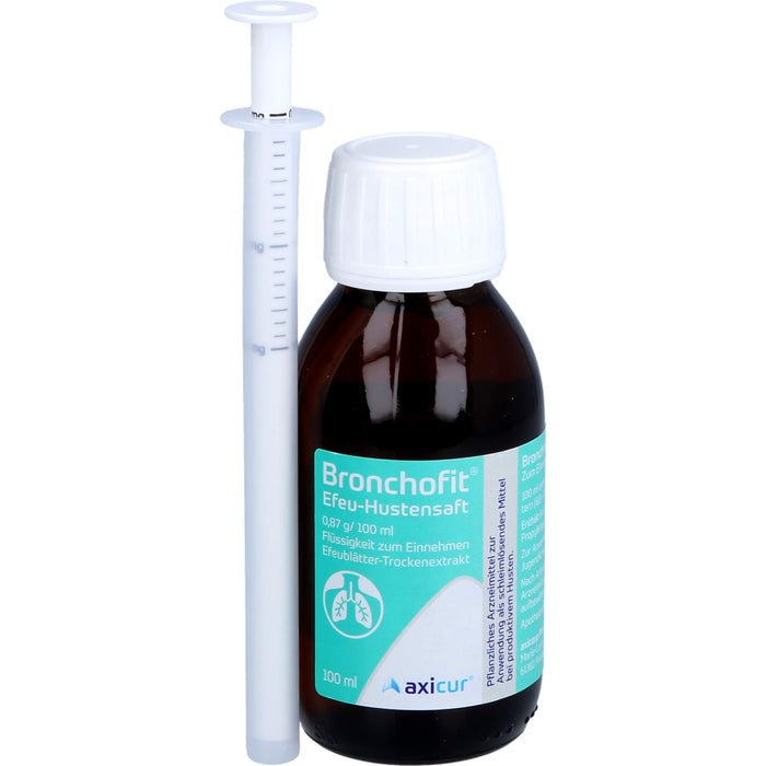 Bronchofit Efeu-Hustensaft, 0,87 g/100 ml, Flüssigkeit zum Einnehmen, 100 ml Lösung