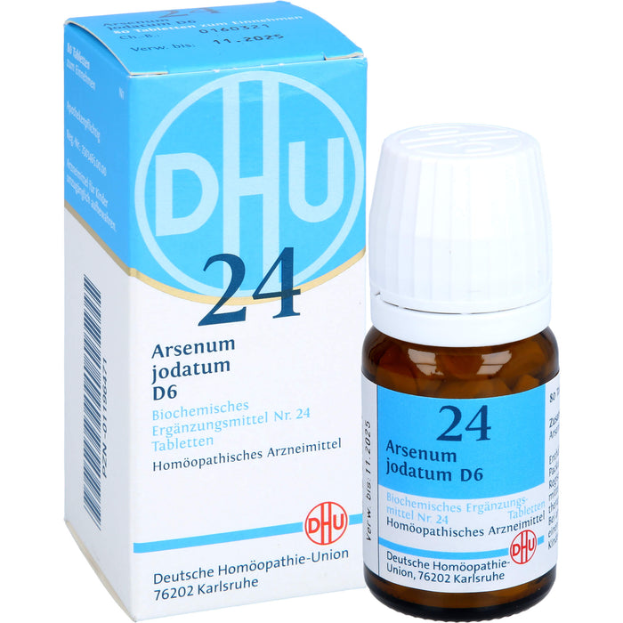 DHU Schüßler-Salz Nr. 24 Arsenum jodatum D6 Tabletten, 80 pc Tablettes