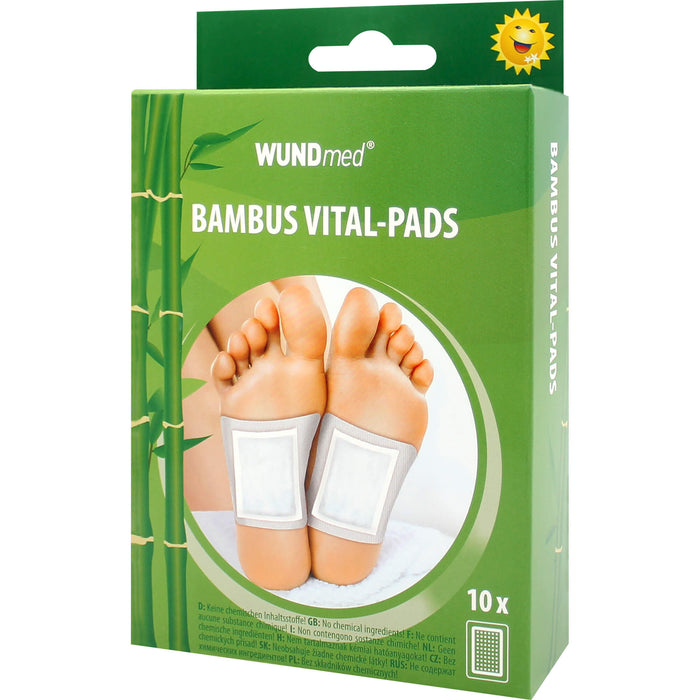 Bambuspflaster Vital-Pads Entgiftung+Vitalisierung, 10 St. Pflaster