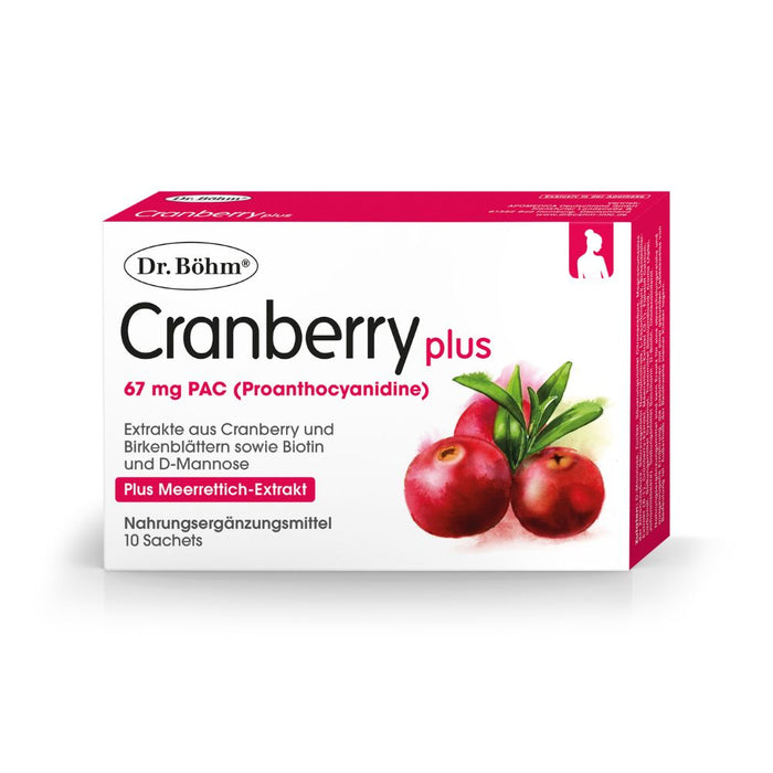 Dr Böhm Cranberry plus Sachets, 10 pcs. Sachets