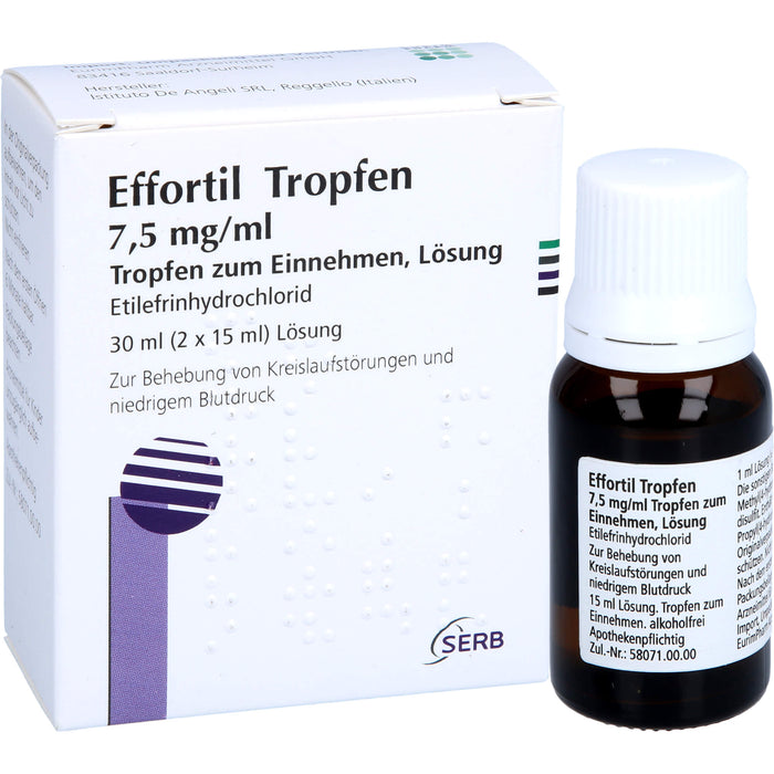 Effortil Tropfen Reimport EurimPharm, 30 ml Solution