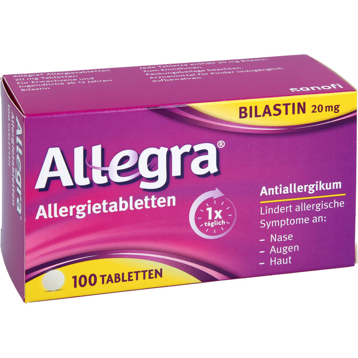 Allegra Allergietabletten, 20 mg Tabletten, 100 St TAB